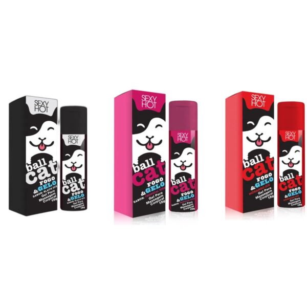 Ball Cat Gel Comestível Fogo e Gelo