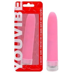 Vibrador Personal Aveludado 17x2,5cm