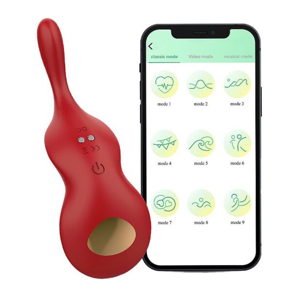 Vibrador de Calcinha Controlado por Aplicativo no Celular à Longa Distância