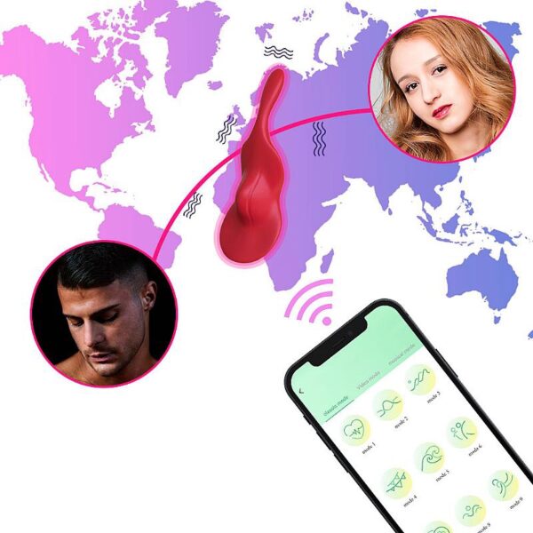 Vibrador de Calcinha Controlado por Aplicativo no Celular à Longa Distância - Imagem 4