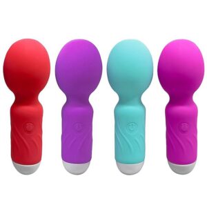 Vibrador Mini Varinha Mágica com 10 Modos de Vibração