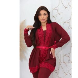 Robe Diana Manga Marsala